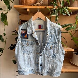 Vintage Sunbelt Light Blue Denim Vest